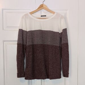 Colorblock Long Sleeve Sweater